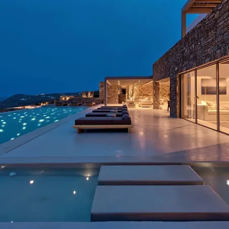 فيلة Astounding Mykonos 6 Bedrooms Brandy Private Infinity Pool Stunning Sea Views Elia *