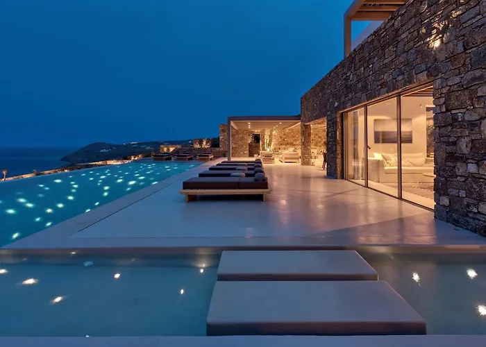 Villa Astounding Mykonos 6 Bedrooms Brandy Private Infinity Pool *